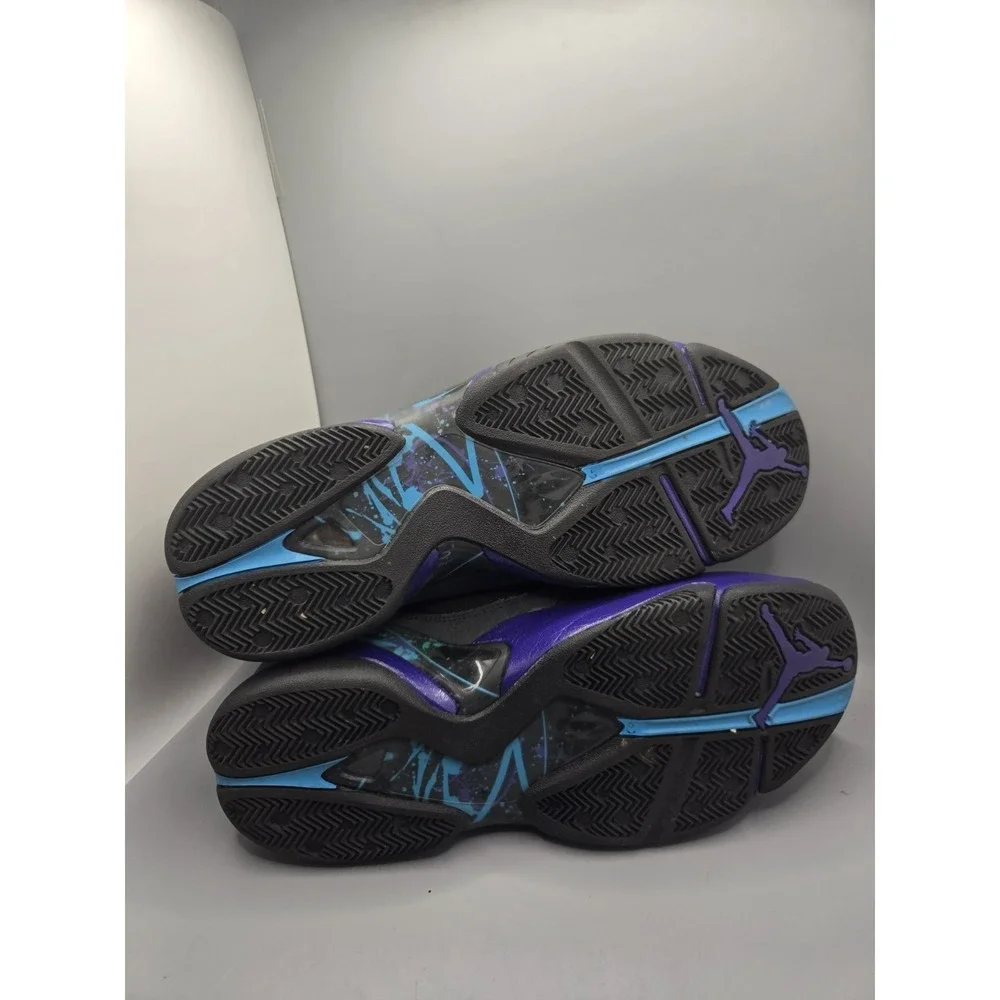Jordan 8.0 Aqua Black‎ Bright Concord 2011 - Men's Size 10.5 - 467807-009